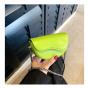 Pu Leather Handbag Factory High Quality Designer Shoulder Bags Pure Color Wholesale Women Handbags