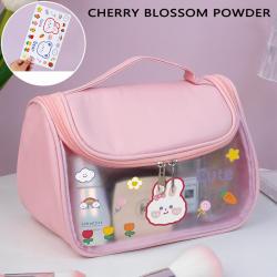 KBW140 2023 Wholesale Travel Organizer PVC Clear Makeup Bag Large Capacity Portable Female Makeup Bag