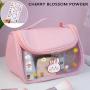 KBW140 2023 Wholesale Travel Organizer PVC Clear Makeup Bag Large Capacity Portable Female Makeup Bag