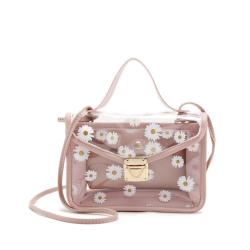 Transparent pvc women bag ladieshandbags small shoulder crossbody bag for women female fashion daisy mobile phone bag