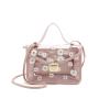 Transparent pvc women bag ladieshandbags small shoulder crossbody bag for women female fashion daisy mobile phone bag