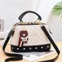 CCF577 Plaid Handbag Shoulder Diamonds Womens Handbags Korean Portable Handbag