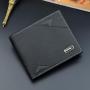 Hot sell  New men's wallet short fashion  wallet male youth thin three-fold horizontal soft wallet for man