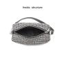 2023 New fashionable underarm clutch Evening Bag portable shiny diamond sling Chain Bag Purses and Hand bags