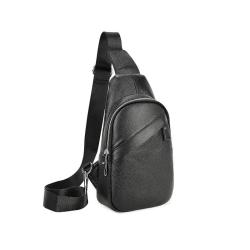 2024 Fashion Genuine Leather Men's Retro Head Layer Cowhide Chest Bag