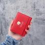 New Women's Wallet Korean version of the daisy short small tri-fold handmade money clip multi-card space card bag coin purse