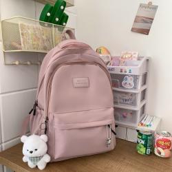 2023 New Women's High Capacity Nylon Backpack Korean Fashion Campus Nylon Backpack For Girl Fashion Women Bag