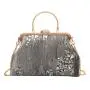 HR564 Women New Designed Sequins Shine Brightly Dinner Clutch Handbag Fashion Shell Shaped Crossbody Bag Ladies Luxury Party Bag
