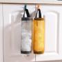 KBW525 Rubbish Bag Storage Kitchen Wall Mounted Plastic Storage Bag Extractable Household Shopping Bag Mesh Storage Box