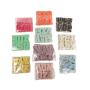 RTS 11 Colors DIY Self -Adhesive A-Z  Colorful Glitter Chenille Patches Chenille Embroidered Letters Adhesive Letter Patches