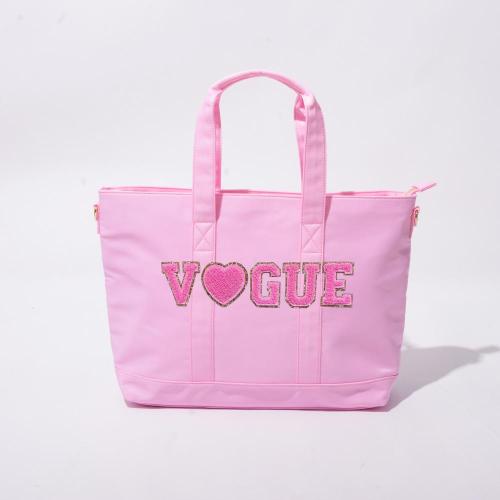 Keymay Women's Luxury Handbags Crossbody Tote Bag Large Capacity Beach Shopping Nylon Tote Bags With Custom Printed Logo