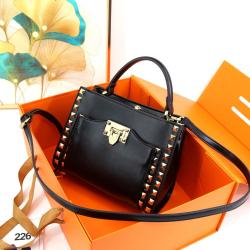 new arrive fashion designer handbags for women quality rivet ladies hand bag trendy online shopping handbags supplier 25 cm