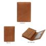 Custom Carteira Masculina Designer Travel Leather Rfid Blocking Men's Wallets Purse Business Man Credit Card Holders
