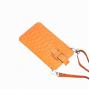 OEM Custom Made Unique Designer Luxury Women Ladies Genuine Snake Skin Leather Mobile Cell Phone Bag Leather Pouch With Strap