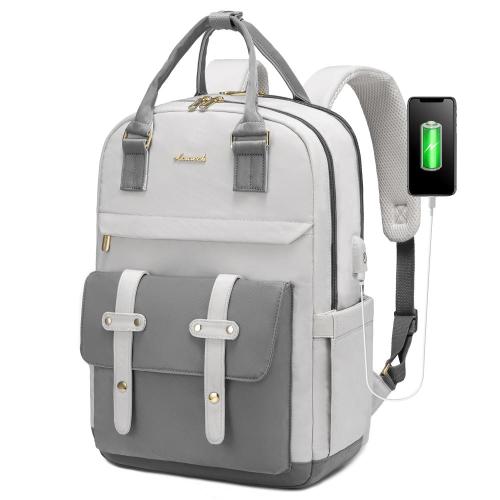 New Design LOVEVOOK OEM ODM Custom 15.6 17.3 Inch Travel Backpacks Fashion Waterproof Nylon School Laptop Backpack for Women