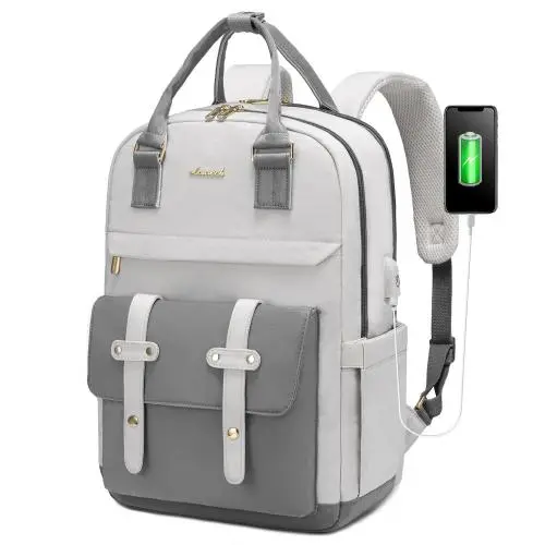 New Design LOVEVOOK OEM ODM Custom 15.6 17.3 Inch Travel Backpacks Fashion Waterproof Nylon School Laptop Backpack for Women