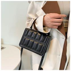2024 New Chain Portable Messenger Bag Fashion Women High Quality  Handbags With Button China Wholesale PU Ladies Shoulder Bag