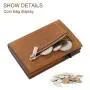 New Designer Wallets Pop Up Wallet with RFID Blocking Minimalist Slim Credit Card Holder Zipper PU Wallet Case with Coin Pocket