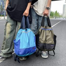 ZWY183 Wholesale Daily Casual Drawstring Bag Oxford Lightweight Shopping Travel Work Student Handbag Men Women Sports Tote Bag