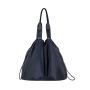 Customizable logo fashion casual women's handbag creative drawstring folding women's shoulder bag large capacity nylon tote bag
