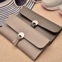 ZR381 New Women's Long Wallet PU Korean Edition Triple Fold Buckle Multi Card Soft Leather Clip Card Bag Spot Wholesale