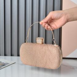 Wholesale custom luxury handbags crystal clutch purse elegant clutches sequin ladies clutch bag for women