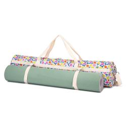 HR637 Women's Popular Fashion New Yoga Mat Waterproof Bag Nylon Travel Fitness Backpack Outdoor Sports Exercise Bucket Bag