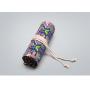 HR207 Stationery Ethnic Style Canvas Printing Simple Pen Roll Rope Bag Sketch Color Pencil Curtain Pouch Brush Pen Storage Bag