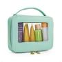 HR170 Women Transparent PVC Makeup Box Solid Color Convenient Makeup Bag Waterproof Household Item Travel Wash Storage Bag