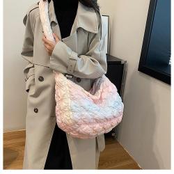 ZR745 Woman Bag Handbag New Nylon Fashion Female Portable High Quality Shoulder Underarm Bag Girl Versatile Tote Bag Shopping