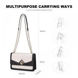 LOVEVOOK New Style Fashion Designer Handbags for Women PU Leather Stylish crossbody shoulder bag Luxury Purses And Handbags 2023