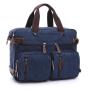 Two Size Casual Canvas Travel Handbag Briefcase Messenger Bag for Men Business Trip Shoulder bag 16in Laptop Handbags book bag