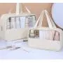 Large capacity makeup bag transparent portable makeup storage bag waterproof travel wash bags for women