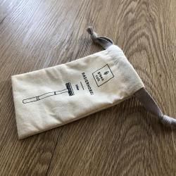Custom Logo Printed Muslin Cotton Dust Cover Storage Bag