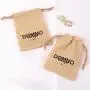 High Quality Jute Drawstring Coffee Tea Packing Bag Custom Logo Recycled Jute Gift Dust Bag