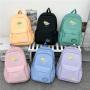 ZR478 Unisex Waterproof New Fashion Backpack Nylon Custom Logo Schoolbag Travel Student Zipper Minimalist Schoolbag Laptop Bag