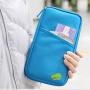 HR245 Multifunctional Card Handheld Bag Polyester Travel Passport Ticket Holder Organizing Bag Unisex Soft ID Card Storage Bag