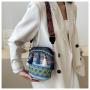 KBW613 Hot New Women Bag Fashion Chain Woven Bucket Bag High Quality Single Shoulder Crossbody Tassel Bag