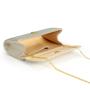 Solid color fashionable evening bag