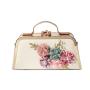 High end small square women's shoulder bags hand bag female chain evening bags with flower