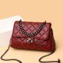 2024 Bags for Women Fashion New Luxury Design Chain Strap Handbag Single Crossbody Shoulder Bag Women'sPu Leather Messenger Bag