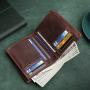 Head Layer Cowhide Wallet Men Card Holder Wallet Large Capacity Carteras Mujer Genuine Leather Wallet Cartera De Hombre