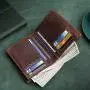 Head Layer Cowhide Wallet Men Card Holder Wallet Large Capacity Carteras Mujer Genuine Leather Wallet Cartera De Hombre