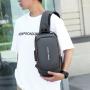 CY015 Chest Bag Men Casual Anti-theft Shoulder Bag Slanting Cross Backpack Waist Pack Business Travel Satchel