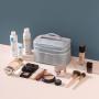 ODM OEM NEW Arrival 2023 Aopiya wholesale custom pu leather  portable terylene travel cosmetic bag organizer