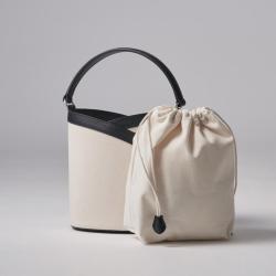 2024 Small Buckle Women's Crossbody Bag Embossed PU Leather Bucket Bags Canvas Pouch Should Bag For Girls
