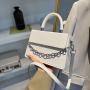 Trending Carteras Chain PU Leather Bag Ladies Hand Bag Crossbody Bag For Women