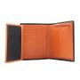 Wholesale tri-fold wallets for men with big coin pocket rfid blocking logo customized synthetic leather
