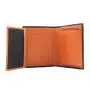 Wholesale tri-fold wallets for men with big coin pocket rfid blocking logo customized synthetic leather
