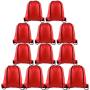 Gelory Durable Polyester Fabric Drawstring Backpack Bags Sport Gym Sack Cinch Bags Bulk for School Traveling and Storage